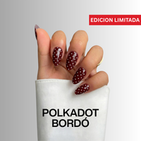 Polkadot Bordó